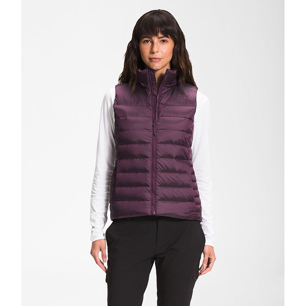 The North Face Vests Womens Australia - The North Face Aconcagua Burgundy / Black (NAH-467508)